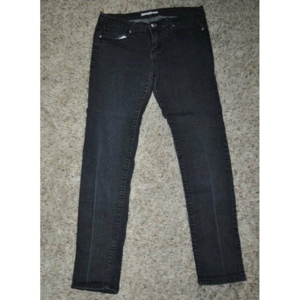 Forever 21 Jeans Jr 30 Dark Blue Stretch Lightweight Denim Pants Teen Girls